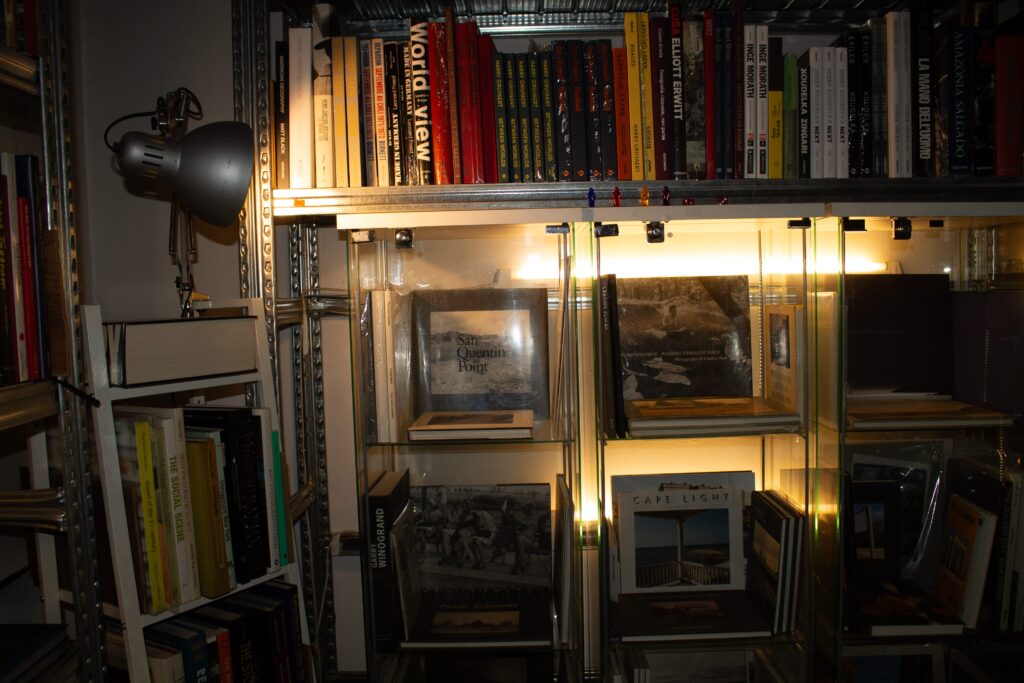Authentic design and photography books displayed at Micamera