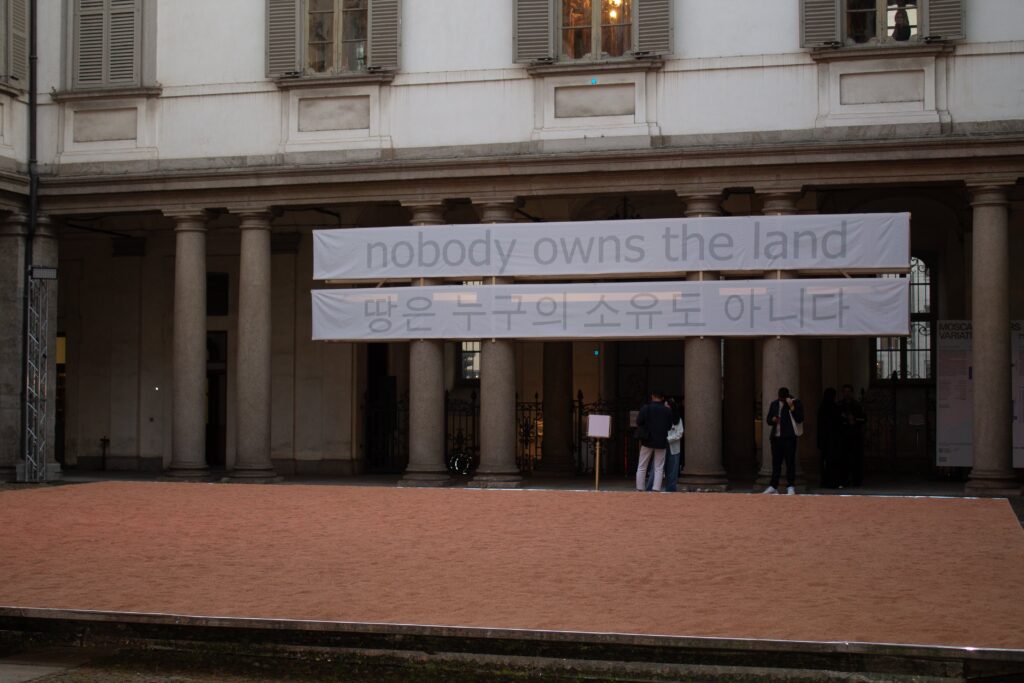 Creative process documentation from Milano Design Week 2025