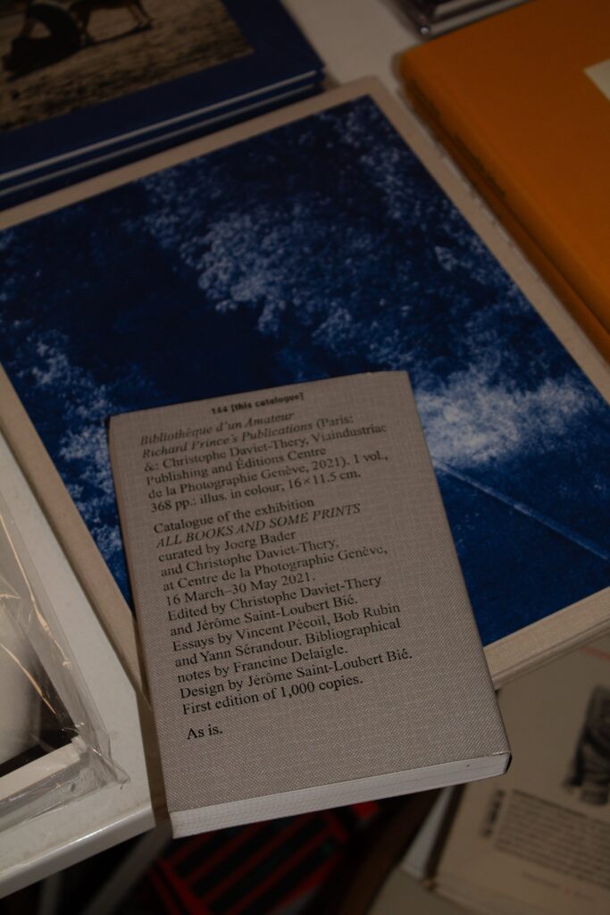 Curated photography books collection at Micamera bookstore, Milano
