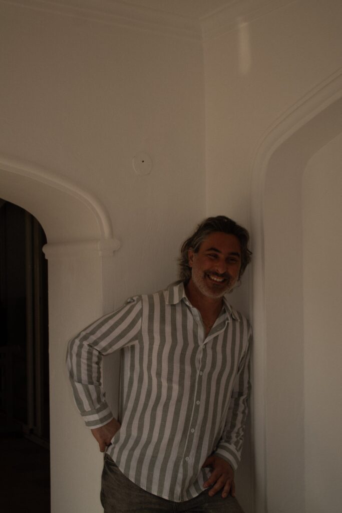 Tino Aiello, ceramic artist in his pottery studio in Vallauris, France