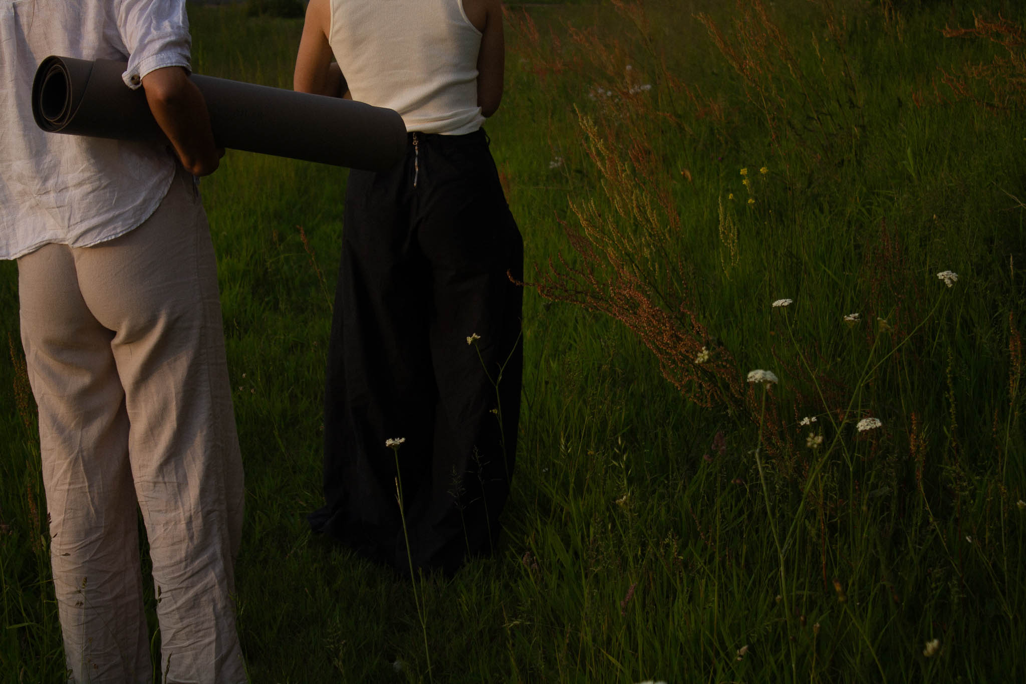 Countryside wellness campaign photography with natural authenticity