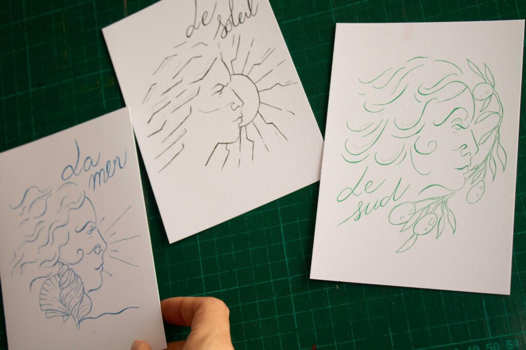 Eco-friendly printing technique with low carbon footprint, sustainable alternative in printmaking