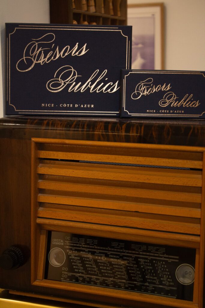 Interior of Trésors Publics boutique showcasing curated selection of made in France artisan products and traditional brands