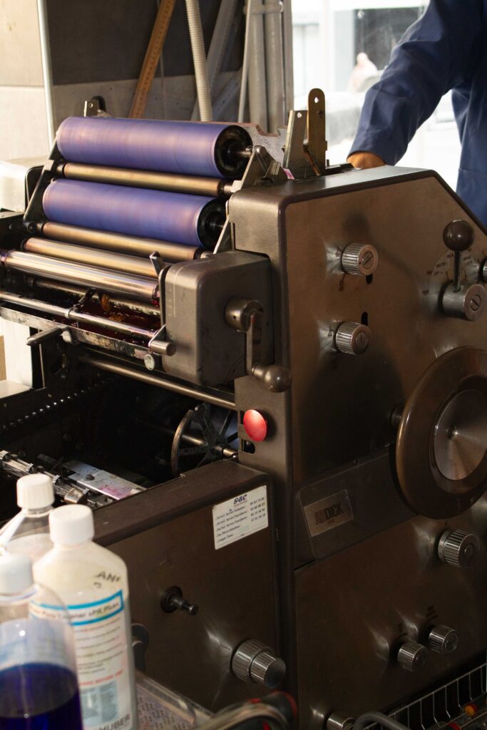 Future plans focusing on offset press mastery and continuous technical progress