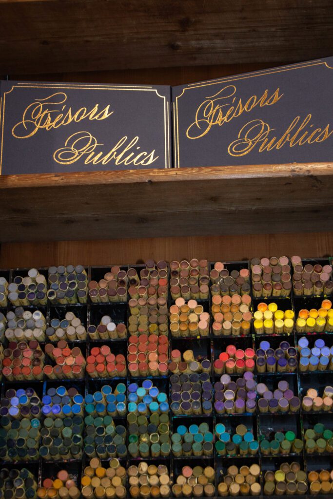 Close-up detail of authentic made in France artisan products featuring traditional French craftsmanship and quality