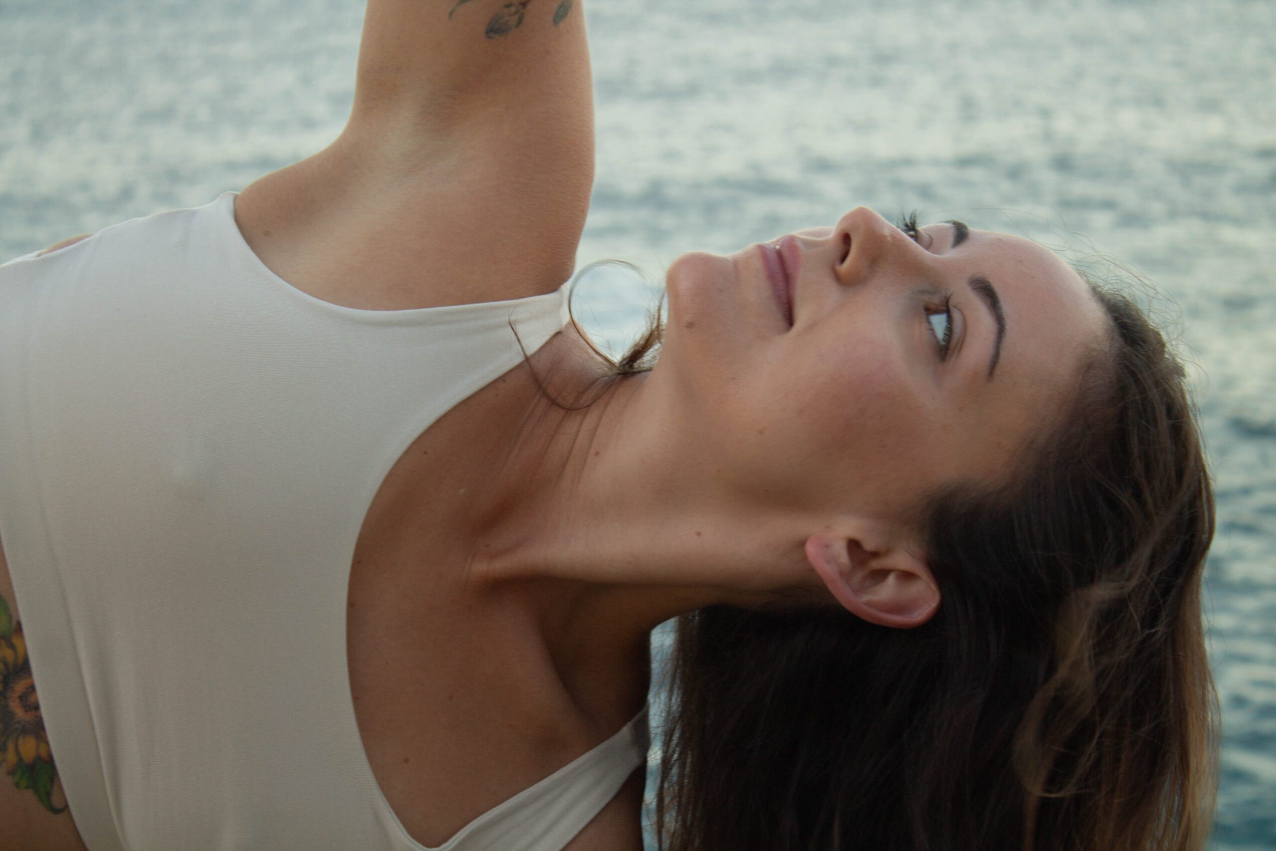 Yoga movement and stillness photography with natural light capturing flow between action and pause
