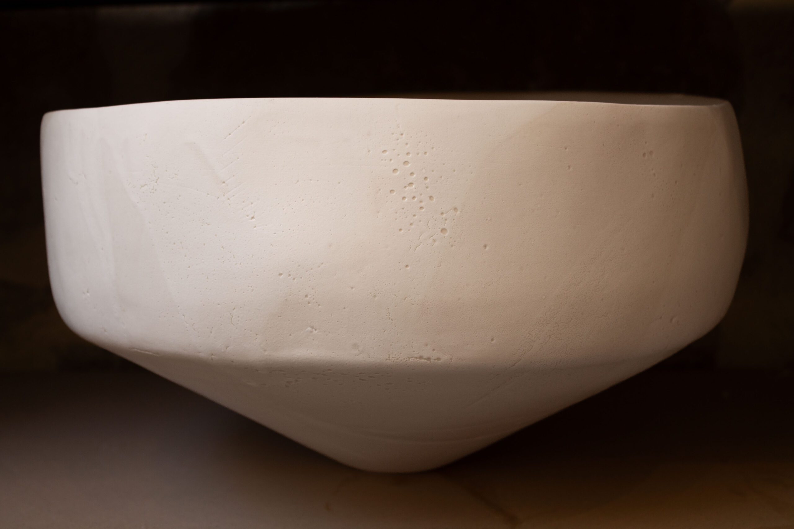 Mounia Guenatri ceramic artist working with clay in Nice France