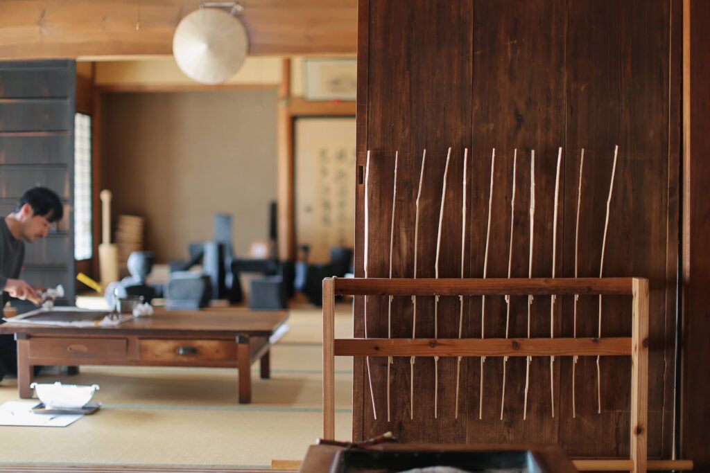 Isamu Hazama seasonal wood materials — mountain village, Japan